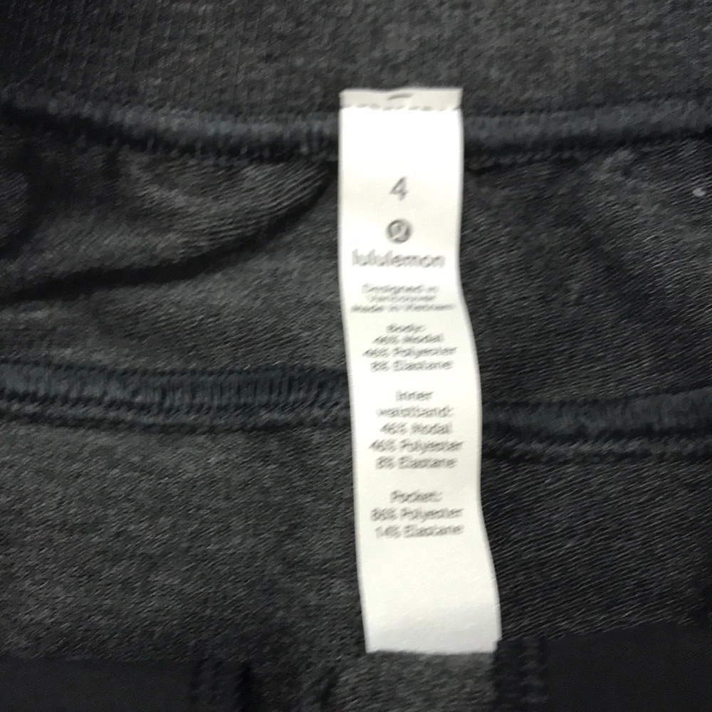 NWT Lululemon Hello Sunday Short Heathered Black
